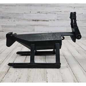 Vintage Kurk Randall Tabletop Steer Roping Trainer Rodeo Lasso Toy No Horns